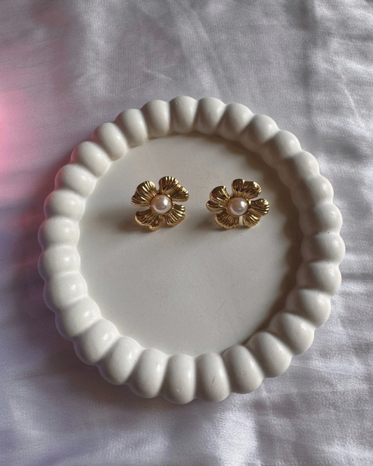 Blooming Pearl Earrings