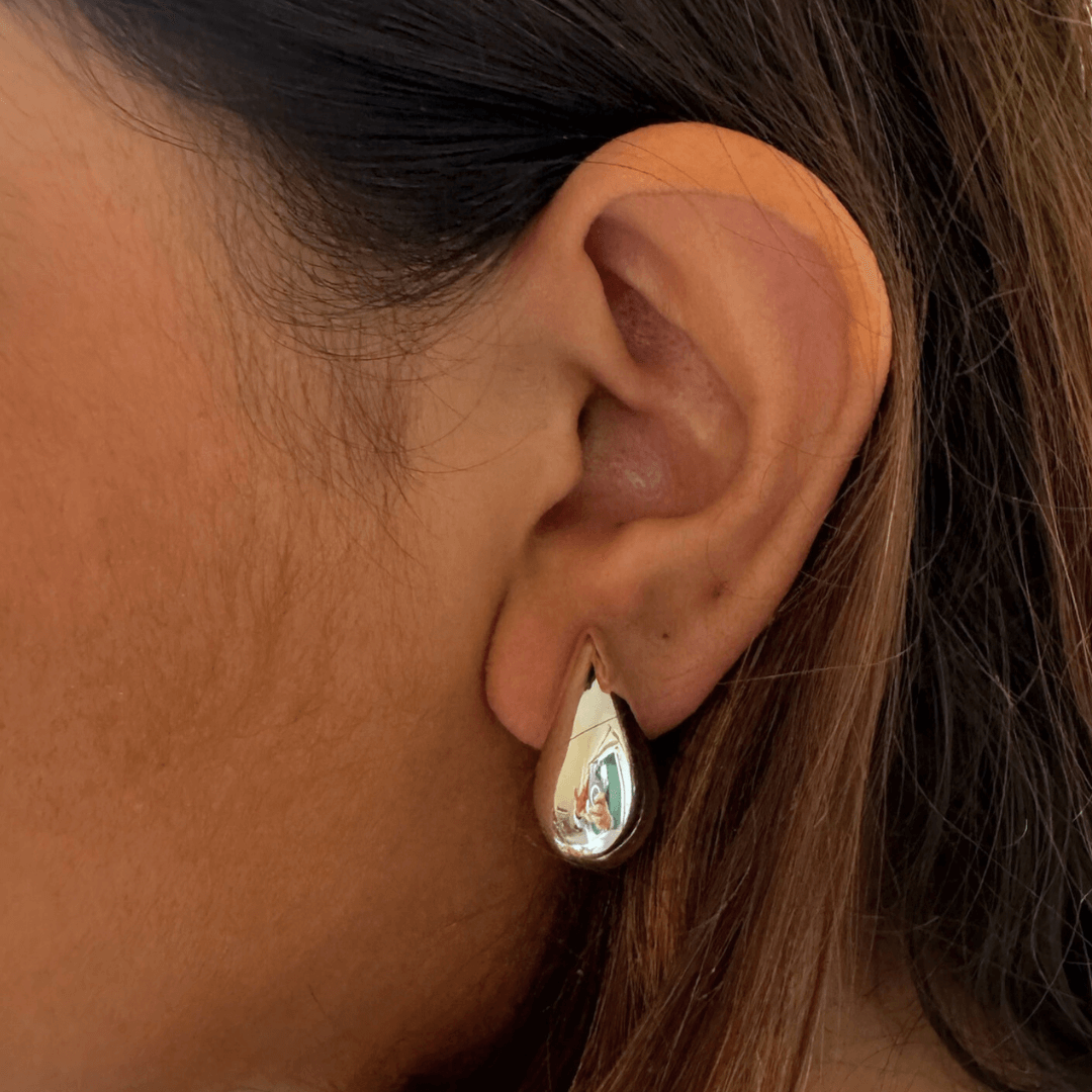 Tear Drop  Silver